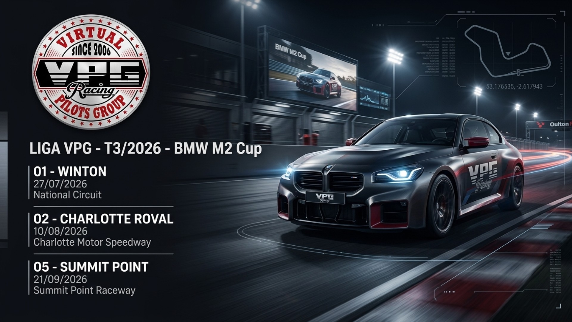 LIGA VPG - T3/2026 - BMW M2 Cup